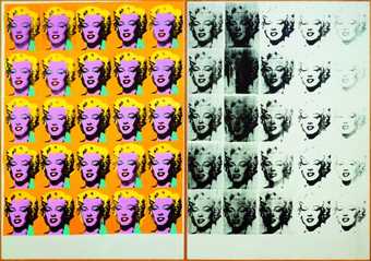 Warhol Marilyn Diptych