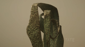 Film Still of Barbara Hepworth Scuplture